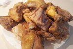 Курица с эстрагоном, рисом и изюмом