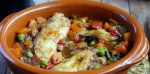 Куры (Picantones) тушенные с овощами и тапенаде (Испанская кухня)