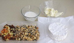 Рецепт нуги с сыром камамбер, орехами и сухофруктами